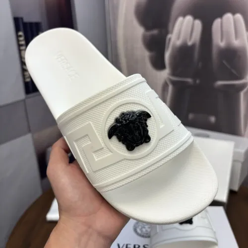 Cheap Versace Slippers For Men #1408827 Replica Wholesale [$48.00 USD] [ITEM#1408827] on Replica Versace Slippers