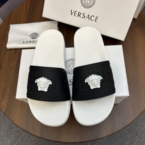 Cheap Versace Slippers For Men #1408829 Replica Wholesale [$48.00 USD] [ITEM#1408829] on Replica Versace Slippers