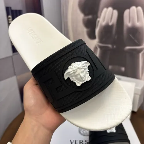 Cheap Versace Slippers For Men #1408829 Replica Wholesale [$48.00 USD] [ITEM#1408829] on Replica Versace Slippers