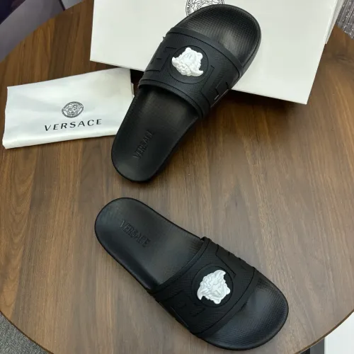 Cheap Versace Slippers For Men #1408830 Replica Wholesale [$48.00 USD] [ITEM#1408830] on Replica Versace Slippers