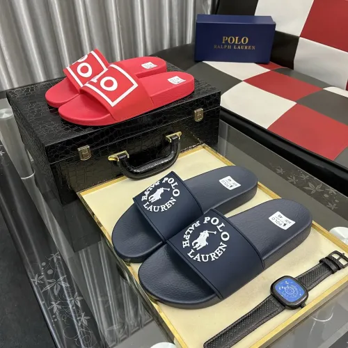 Cheap Ralph Lauren Polo Slippers For Men #1408853 Replica Wholesale [$42.00 USD] [ITEM#1408853] on Replica Ralph Lauren Polo Slippers