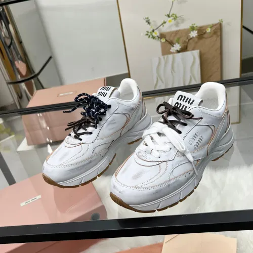 Cheap MIU MIU Casual Shoes For Women #1408868 Replica Wholesale [$112.00 USD] [ITEM#1408868] on Replica MIU MIU Casual Shoes