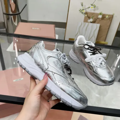 Cheap MIU MIU Casual Shoes For Women #1408876 Replica Wholesale [$112.00 USD] [ITEM#1408876] on Replica MIU MIU Casual Shoes