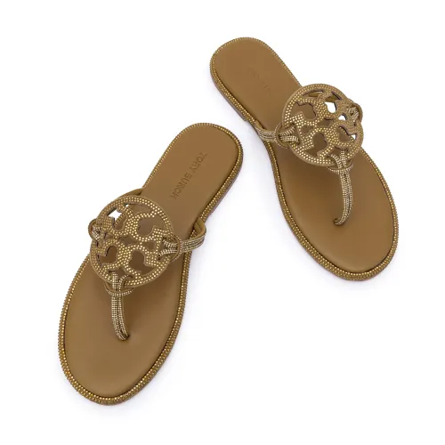 Cheap Tory Burch TB Slippers For Women #1408896 Replica Wholesale [$72.00 USD] [ITEM#1408896] on Replica Tory Burch TB Slippers