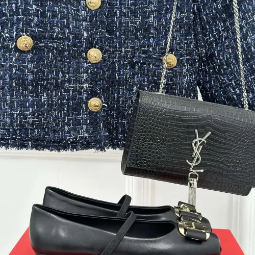 Cheap Salvatore Ferragamo Flat Shoes For Women #1408908 Replica Wholesale [$102.00 USD] [ITEM#1408908] on Replica Salvatore Ferragamo Flat Shoes