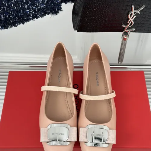 Cheap Salvatore Ferragamo Flat Shoes For Women #1408910 Replica Wholesale [$102.00 USD] [ITEM#1408910] on Replica Salvatore Ferragamo Flat Shoes