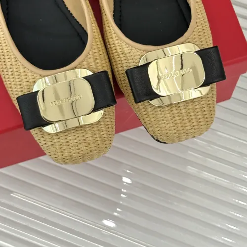 Cheap Salvatore Ferragamo Flat Shoes For Women #1408915 Replica Wholesale [$102.00 USD] [ITEM#1408915] on Replica Salvatore Ferragamo Flat Shoes