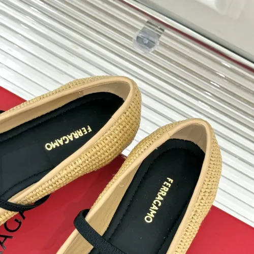 Cheap Salvatore Ferragamo Flat Shoes For Women #1408915 Replica Wholesale [$102.00 USD] [ITEM#1408915] on Replica Salvatore Ferragamo Flat Shoes