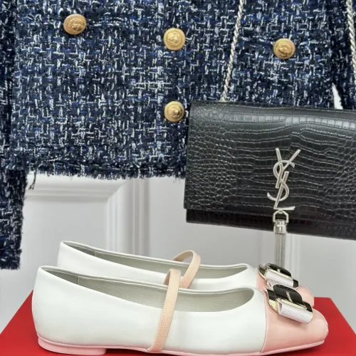 Cheap Salvatore Ferragamo Flat Shoes For Women #1408916 Replica Wholesale [$105.00 USD] [ITEM#1408916] on Replica Salvatore Ferragamo Flat Shoes