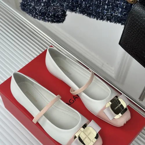 Cheap Salvatore Ferragamo Flat Shoes For Women #1408916 Replica Wholesale [$105.00 USD] [ITEM#1408916] on Replica Salvatore Ferragamo Flat Shoes