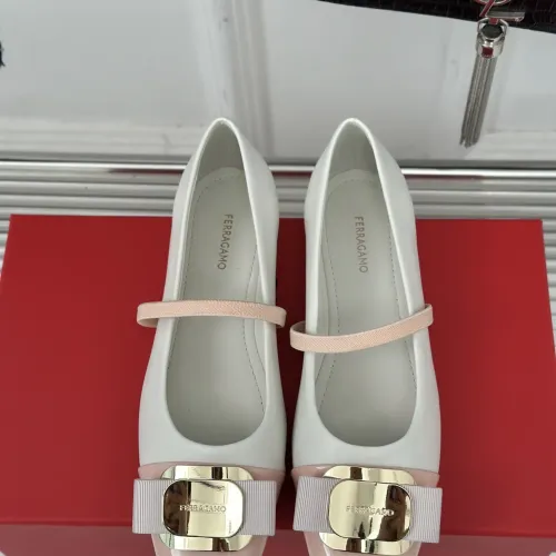 Cheap Salvatore Ferragamo Flat Shoes For Women #1408916 Replica Wholesale [$105.00 USD] [ITEM#1408916] on Replica Salvatore Ferragamo Flat Shoes