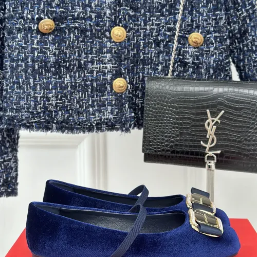 Cheap Salvatore Ferragamo Flat Shoes For Women #1408918 Replica Wholesale [$105.00 USD] [ITEM#1408918] on Replica Salvatore Ferragamo Flat Shoes