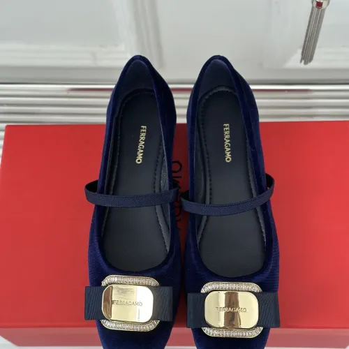 Cheap Salvatore Ferragamo Flat Shoes For Women #1408918 Replica Wholesale [$105.00 USD] [ITEM#1408918] on Replica Salvatore Ferragamo Flat Shoes