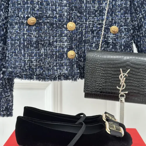 Cheap Salvatore Ferragamo Flat Shoes For Women #1408920 Replica Wholesale [$105.00 USD] [ITEM#1408920] on Replica Salvatore Ferragamo Flat Shoes