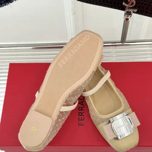 Cheap Salvatore Ferragamo Flat Shoes For Women #1408921 Replica Wholesale [$108.00 USD] [ITEM#1408921] on Replica Salvatore Ferragamo Flat Shoes