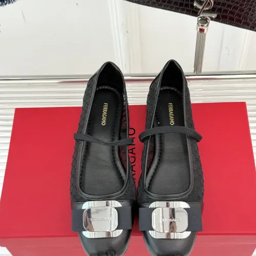 Cheap Salvatore Ferragamo Flat Shoes For Women #1408922 Replica Wholesale [$108.00 USD] [ITEM#1408922] on Replica Salvatore Ferragamo Flat Shoes