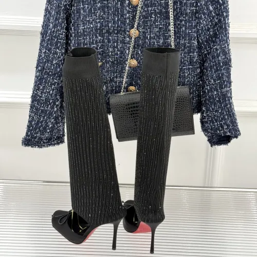 Cheap Christian Louboutin Boots For Women #1408943 Replica Wholesale [$150.00 USD] [ITEM#1408943] on Replica Christian Louboutin Boots