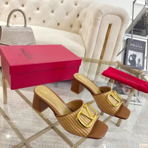 Cheap Valentino Slippers For Women #1409017 Replica Wholesale [$85.00 USD] [ITEM#1409017] on Replica Valentino Slippers