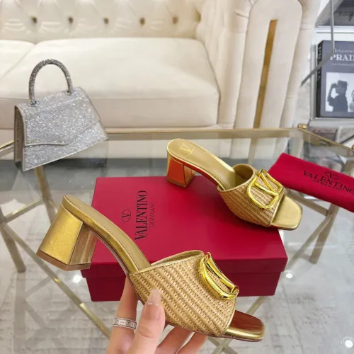 Cheap Valentino Slippers For Women #1409019 Replica Wholesale [$85.00 USD] [ITEM#1409019] on Replica Valentino Slippers