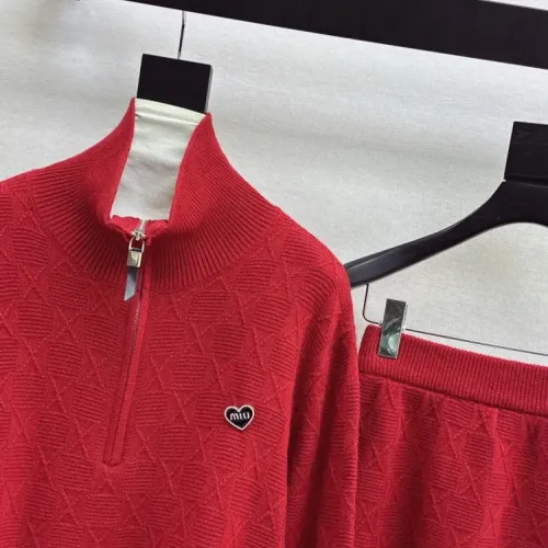 Cheap MIU MIU Tracksuits Long Sleeved For Women #1409103 Replica Wholesale [$162.00 USD] [ITEM#1409103] on Replica MIU MIU Tracksuits