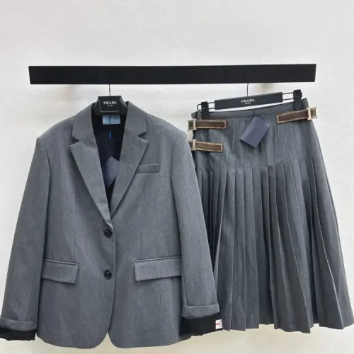 Prada Tracksuits Long Sleeved For Women #1409104