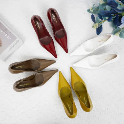 Cheap Yves Saint Laurent YSL High-Heeled Shoes For Women #1409121 Replica Wholesale [$105.00 USD] [ITEM#1409121] on Replica Yves Saint Laurent YSL High-Heeled Shoes