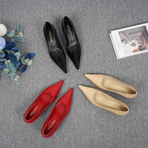 Cheap Yves Saint Laurent YSL High-Heeled Shoes For Women #1409133 Replica Wholesale [$105.00 USD] [ITEM#1409133] on Replica Yves Saint Laurent YSL High-Heeled Shoes