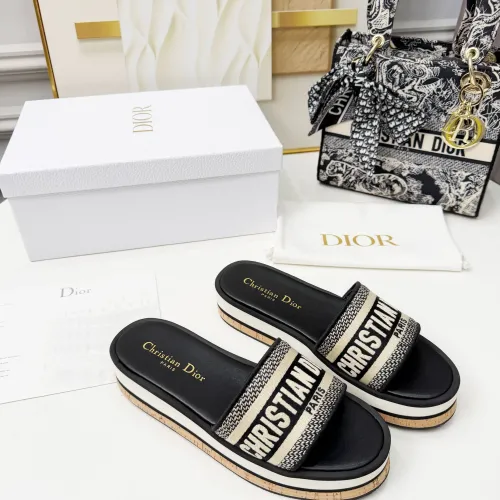 Cheap Christian Dior Slippers For Women #1409176 Replica Wholesale [$85.00 USD] [ITEM#1409176] on Replica Christian Dior Slippers