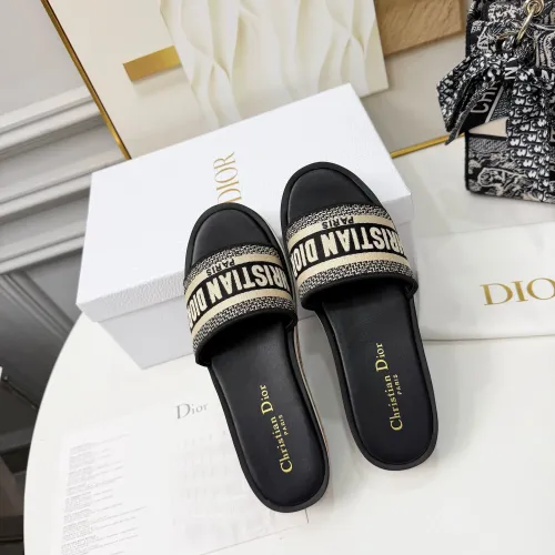 Cheap Christian Dior Slippers For Women #1409176 Replica Wholesale [$85.00 USD] [ITEM#1409176] on Replica Christian Dior Slippers