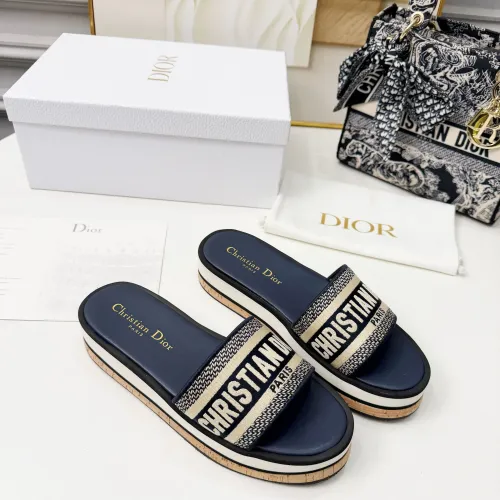 Cheap Christian Dior Slippers For Women #1409177 Replica Wholesale [$85.00 USD] [ITEM#1409177] on Replica Christian Dior Slippers