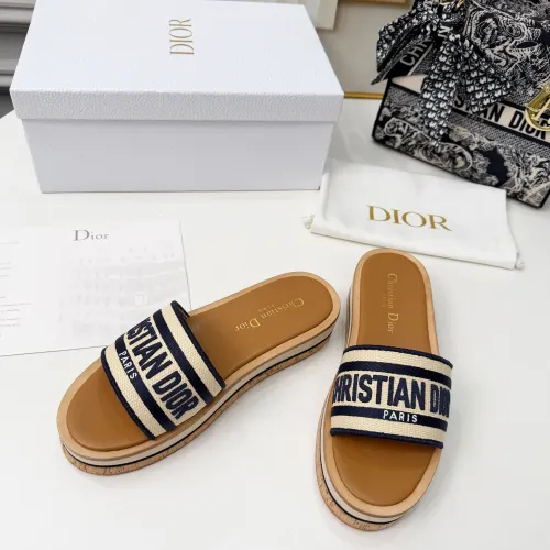 Cheap Christian Dior Slippers For Women #1409178 Replica Wholesale [$85.00 USD] [ITEM#1409178] on Replica Christian Dior Slippers
