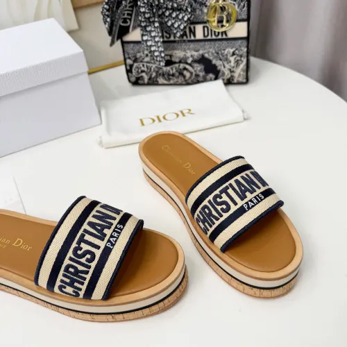 Cheap Christian Dior Slippers For Women #1409178 Replica Wholesale [$85.00 USD] [ITEM#1409178] on Replica Christian Dior Slippers