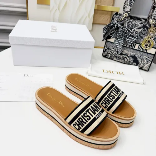 Cheap Christian Dior Slippers For Women #1409179 Replica Wholesale [$85.00 USD] [ITEM#1409179] on Replica Christian Dior Slippers