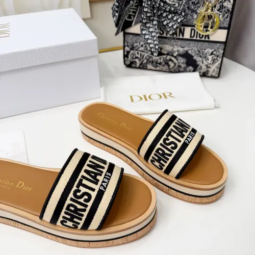 Cheap Christian Dior Slippers For Women #1409179 Replica Wholesale [$85.00 USD] [ITEM#1409179] on Replica Christian Dior Slippers