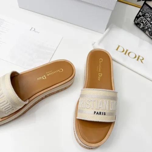 Cheap Christian Dior Slippers For Women #1409180 Replica Wholesale [$85.00 USD] [ITEM#1409180] on Replica Christian Dior Slippers