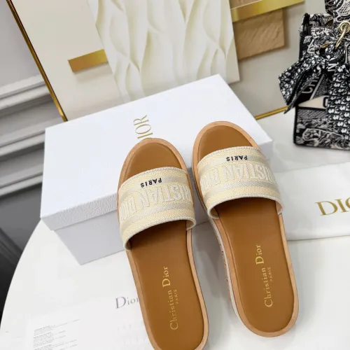 Cheap Christian Dior Slippers For Women #1409180 Replica Wholesale [$85.00 USD] [ITEM#1409180] on Replica Christian Dior Slippers