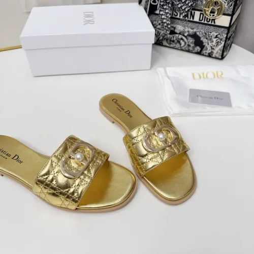 Cheap Christian Dior Slippers For Women #1409182 Replica Wholesale [$82.00 USD] [ITEM#1409182] on Replica Christian Dior Slippers