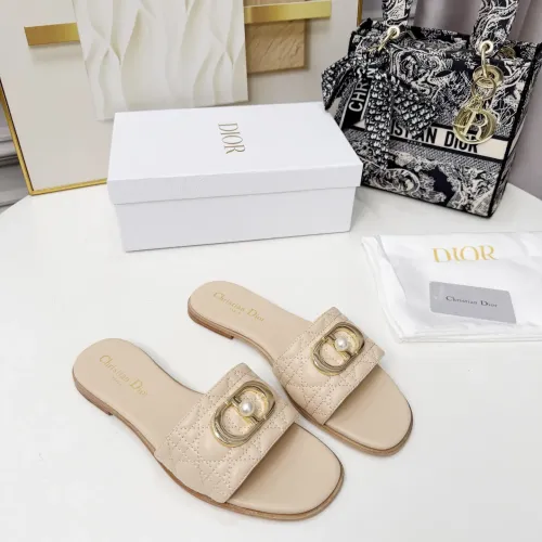 Cheap Christian Dior Slippers For Women #1409184 Replica Wholesale [$82.00 USD] [ITEM#1409184] on Replica Christian Dior Slippers