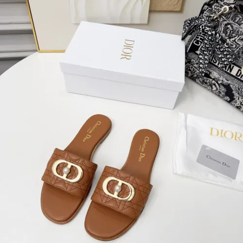 Cheap Christian Dior Slippers For Women #1409185 Replica Wholesale [$82.00 USD] [ITEM#1409185] on Replica Christian Dior Slippers