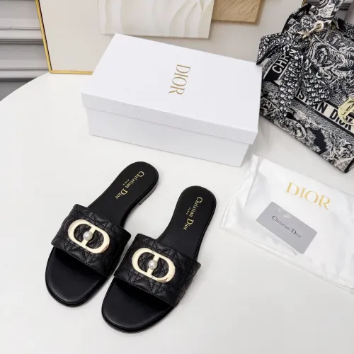 Cheap Christian Dior Slippers For Women #1409186 Replica Wholesale [$82.00 USD] [ITEM#1409186] on Replica Christian Dior Slippers