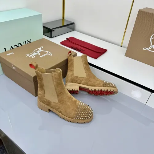 Cheap Christian Louboutin Boots For Women #1409218 Replica Wholesale [$128.00 USD] [ITEM#1409218] on Replica Christian Louboutin Boots