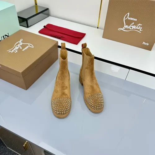 Cheap Christian Louboutin Boots For Women #1409218 Replica Wholesale [$128.00 USD] [ITEM#1409218] on Replica Christian Louboutin Boots