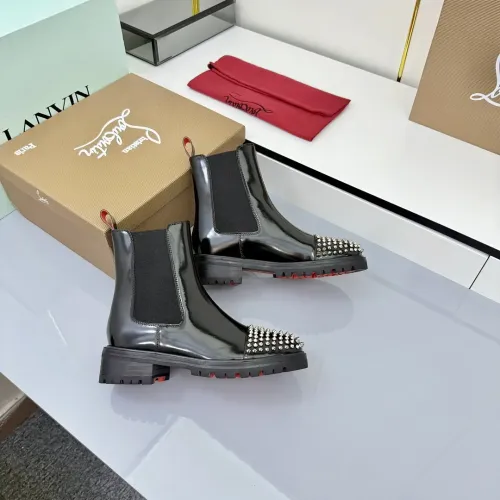 Cheap Christian Louboutin Boots For Women #1409220 Replica Wholesale [$128.00 USD] [ITEM#1409220] on Replica Christian Louboutin Boots