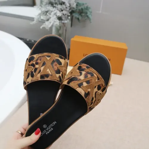 Cheap Louis Vuitton Slippers For Women #1409221 Replica Wholesale [$85.00 USD] [ITEM#1409221] on Replica Louis Vuitton Slippers