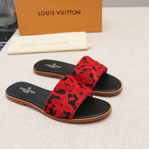 Cheap Louis Vuitton Slippers For Women #1409222 Replica Wholesale [$85.00 USD] [ITEM#1409222] on Replica Louis Vuitton Slippers