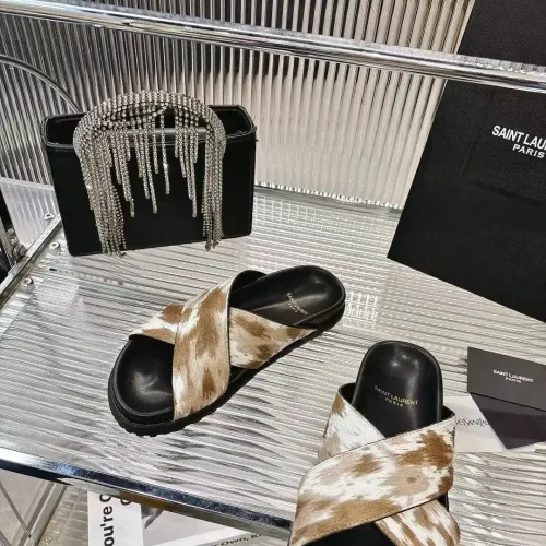 Cheap Yves Saint Laurent YSL Slippers For Women #1409231 Replica Wholesale [$85.00 USD] [ITEM#1409231] on Replica Yves Saint Laurent YSL Slippers