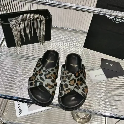 Cheap Yves Saint Laurent YSL Slippers For Women #1409233 Replica Wholesale [$85.00 USD] [ITEM#1409233] on Replica Yves Saint Laurent YSL Slippers