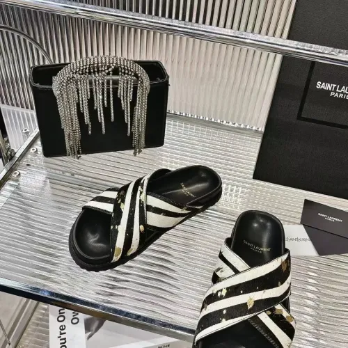 Cheap Yves Saint Laurent YSL Slippers For Women #1409236 Replica Wholesale [$85.00 USD] [ITEM#1409236] on Replica Yves Saint Laurent YSL Slippers