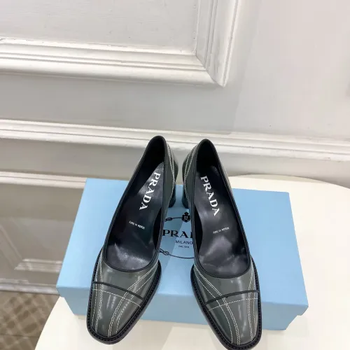 Cheap Prada High-heeled Shoes For Women #1409237 Replica Wholesale [$125.00 USD] [ITEM#1409237] on Replica Prada High-heeled Shoes