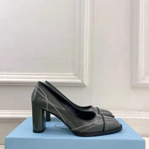 Cheap Prada High-heeled Shoes For Women #1409237 Replica Wholesale [$125.00 USD] [ITEM#1409237] on Replica Prada High-heeled Shoes